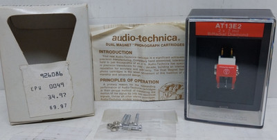 New Old Stock Audio-Technica Cartridge & Stylus AT13E2  Made in Japan 1970s