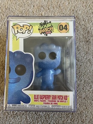 Blue Raspberry Sour Patch Kid Funko Pop With Protective Case
