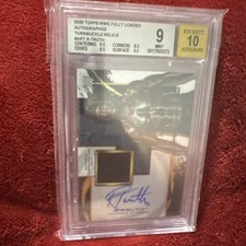 WWE Topps 2020 Fully Loaded R-Truth Relic Authograph  Auto 04/99 BGS 9/10 Nice