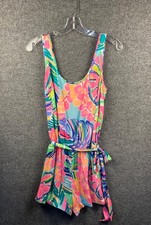 Lilly Pulitzer Romper Size S Rina Exotic Garden Romper Multicolor