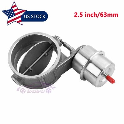 2.5''/ 63mm Exhaust Control Valve Open Style Vacuum Actuator Actuated Dump Valve