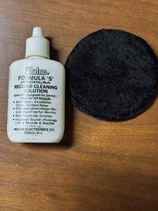 Walco formula S Antistatic, Hi-Fi Record, Cleaning Solution And Cleaning Pad