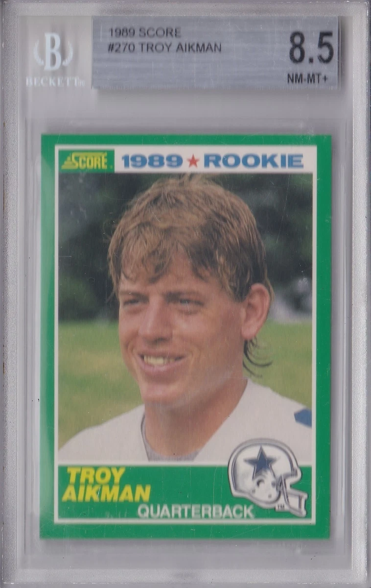 Troy Aikman Football SCORE Sports Trading Cards for sale | eBay