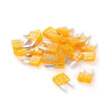 25Pcs 5 Amp Mini Car Fuses, 5A Automotive Fuses, Blade Fuse for Car/RV/Truc...