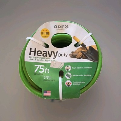 Apex Heavy Duty Hose 75Ft 5/8 in Diameter