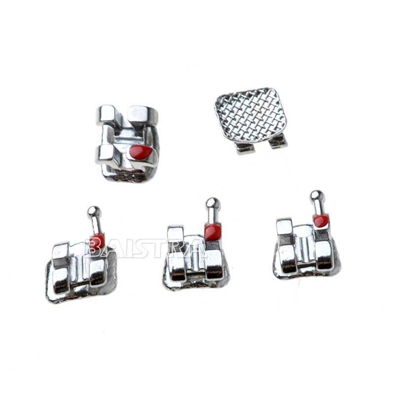 Staffe Ortodontiche AZDENT Staffe Ortodontiche Dentali AZDENT Mini Roth - Confezione Da 50 Pezzi, Misura .022, Ganci 3-4-5 Staffe Dentali AZDENT - Foto 2