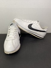 Size 12 - Nike Cortez Basic White Black Amarillo for sale online | eBay
