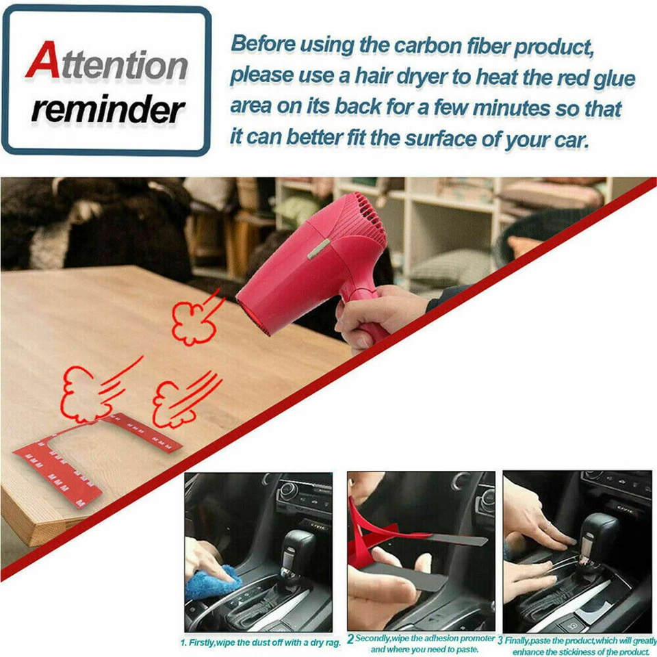 Juego completo de 13 piezas de cubierta interior de fibra de carbono para Alfa Romeo Giulia 2017-2019 Foto 2 de 4