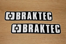 #872 Braktec brakes brake sticker decal adhesive car collant
