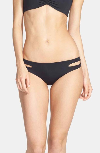 full coverage black bikini bottoms