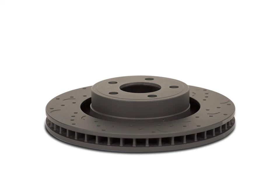 Talon Cross-Drilled and Slotted Vented Rotor, 12.6 in. Diameter, 2.05 in. Height Foto 3 de 4