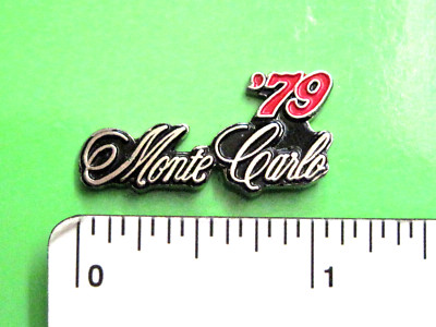79 1979 MONTE CARLO  - Hat pin ,  lapel pin , tie tac , hatpin GIFT BOXED