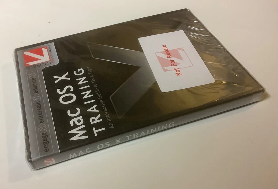 Mac OS X -Tiger Training An Interactive Guide-Not for Resale CD-ROM, 2006-SEALED - Image 3 of 4