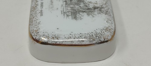 Antique Carlsbad Austria Souvenir Onset Mass Paperweight C H Macy Store *Macy's* - Picture 7 of 7