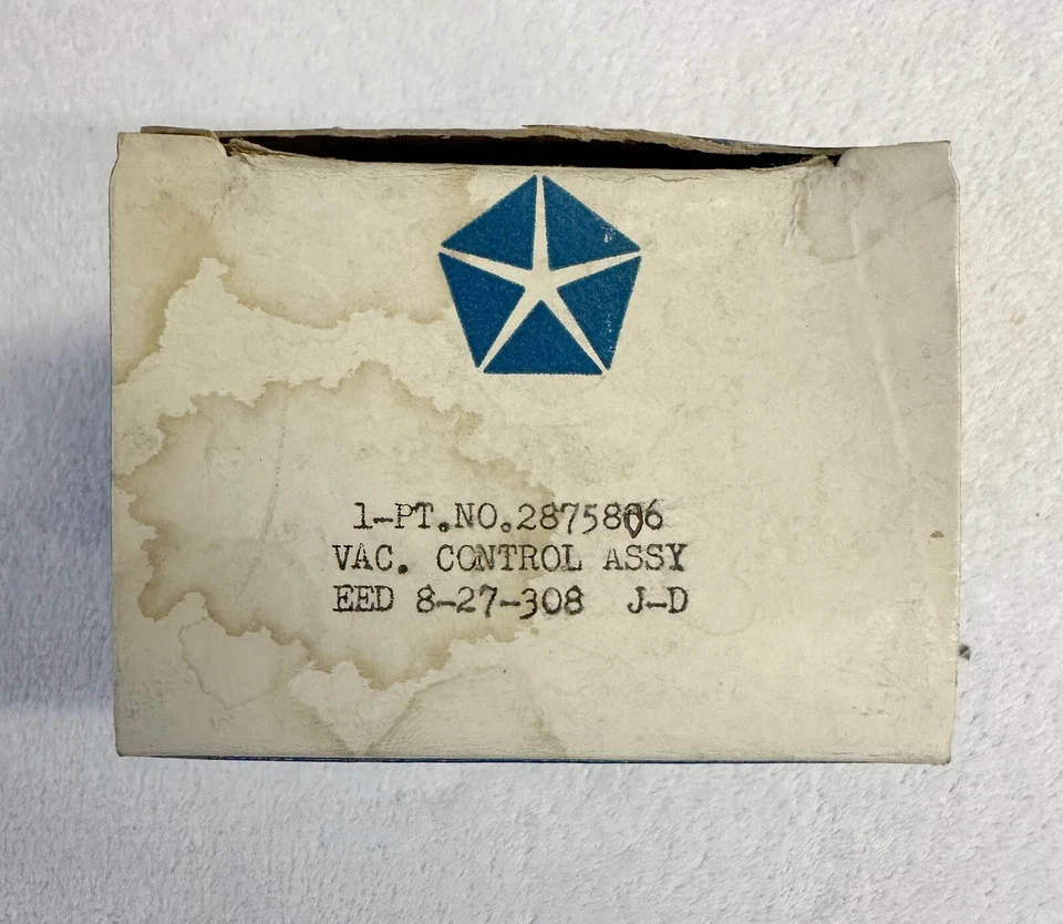 Camión Dodge 318 1970 nuevo MoPar distribuidor control de vacío D100 W100 D200 W200 70 Foto 2 de 4