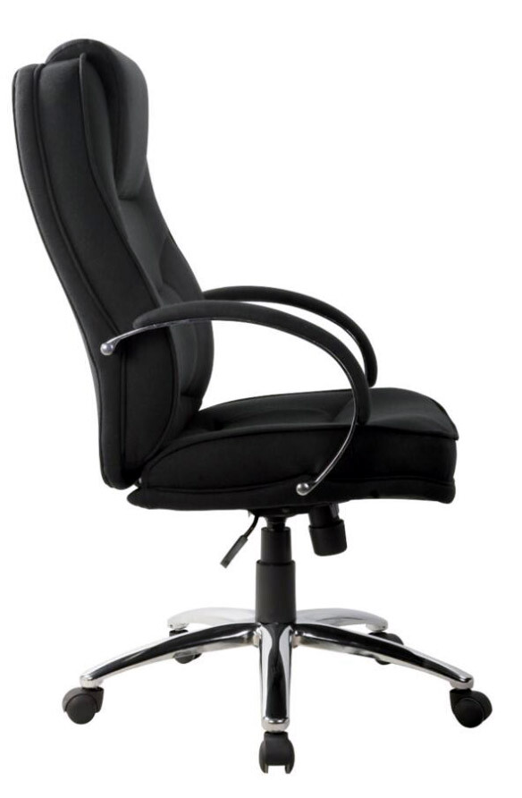 Rome 2 Black Cloth Fabric Executive Deep Padded Comfort Office Home Chair eBay
