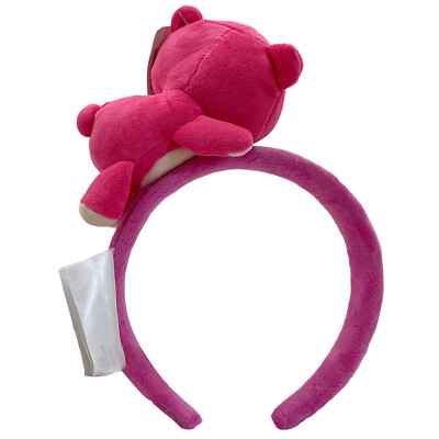 NWT Shanghai Disneyland Sleeping Pixar Lotso Bear Mickey Mouse Ears Headband s-l400.jpg main image 3