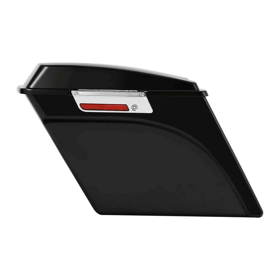 Stretched Extended Saddle bags W/Conversion Brackets Fit For Harley Cross Bones - Image 4 of 4