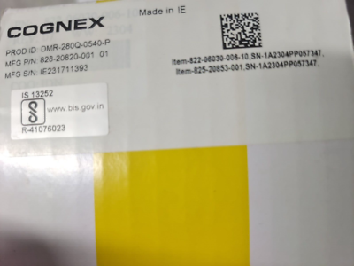 メモ Cognex DMR-474X-0000-R DataMan Fixed-Mount Barcode Reader