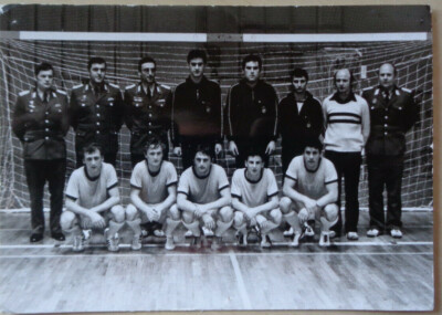 RARES FUSSBALLFOTO s.w. E. VOGEL KROSTITZ HENNIG FRIEDRICH... ASG BAD SALZUNGEN