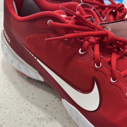 Men's Nike Alpha Huarache Elite 3 Red Cleats Baseball CK0746-600 Size 15 New - Picture 4 of 24