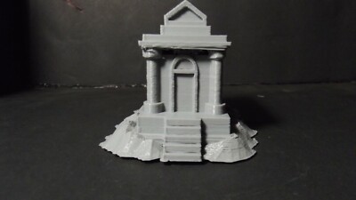 H.O. Scale Graveyard Crypt     3D Printed G8