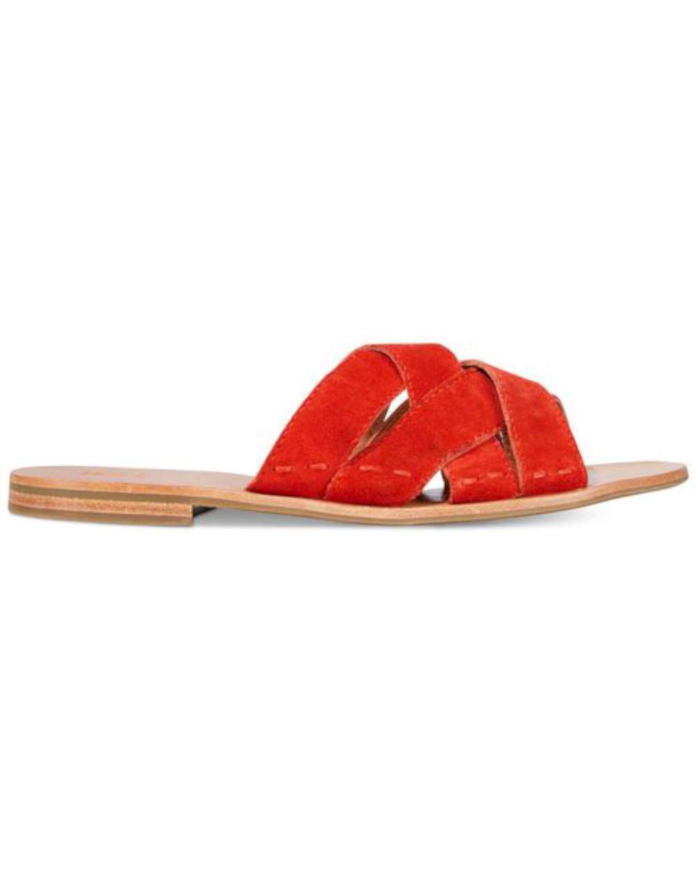 FRYE Damenschuhe Carla Criss Cross Open Toe Casual Slide Sandales, ROT, Größe 6.0 kIof FRYE Damenschuhe Carla Criss Cross Open Toe Casual Slide Sandales, ROT, Größe 6.0 kIof