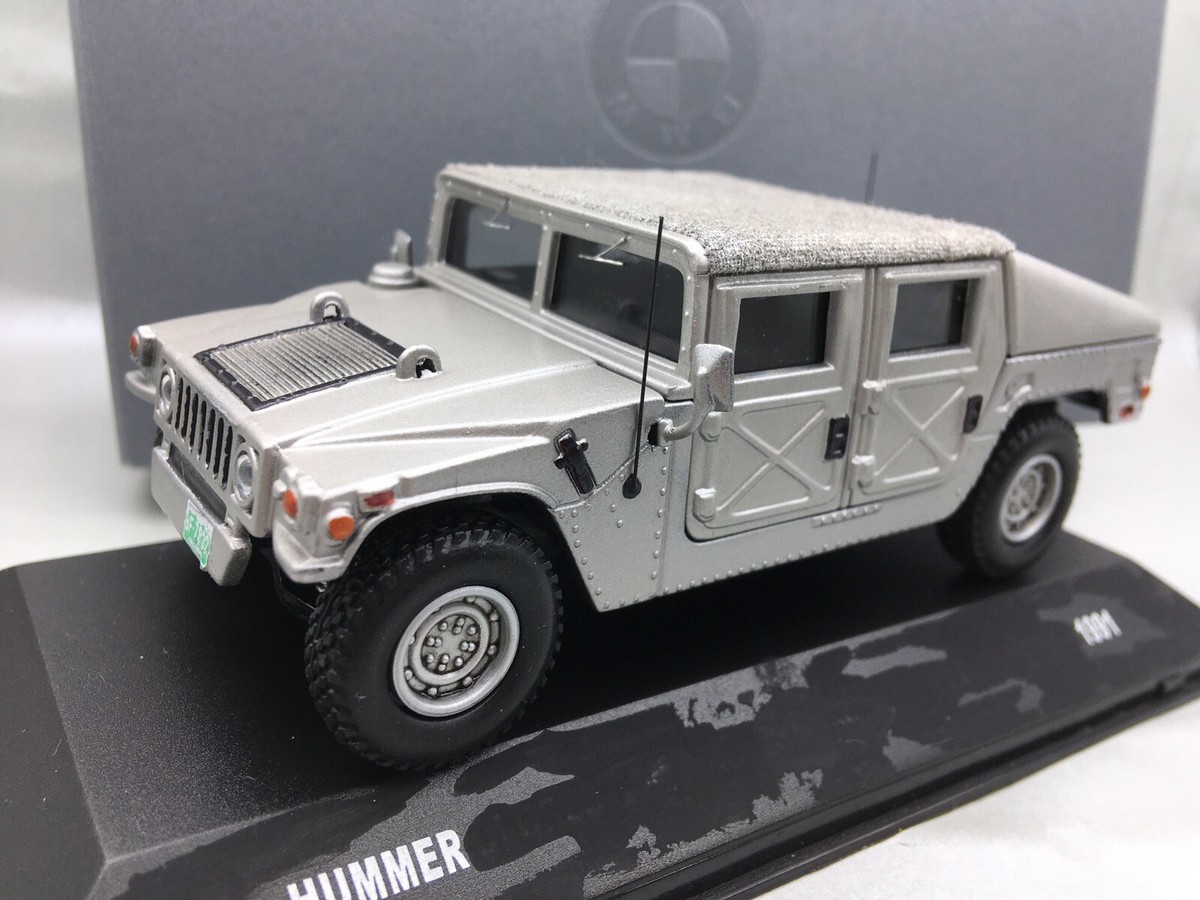 1/18 ハマーH１ Hummer H1 Maisto Silver Hard Top 1:18 Scale Model No Box | eBay