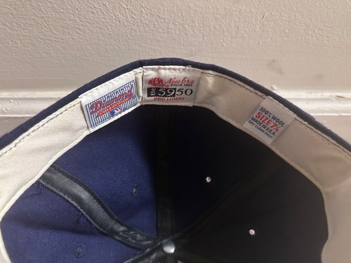 Vintage Milwaukee Brewers New Era Diamond Collection Hat Size 7 1/8 Used - 第 6/7 張圖片