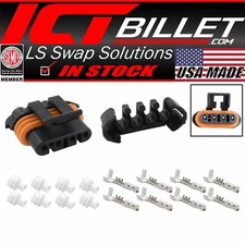 ICT Billet LS 4-Wire LS1 D580 Coil Harness Connector Component Kit