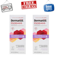 Pack of 2 Dermarest Psoriasis Medicated Shampoo Plus Conditioner, 8 FL OZ
