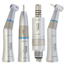BEING Dental Slow Speed Handpiece Inner Water Contra Angle Straight Air Motor 4H