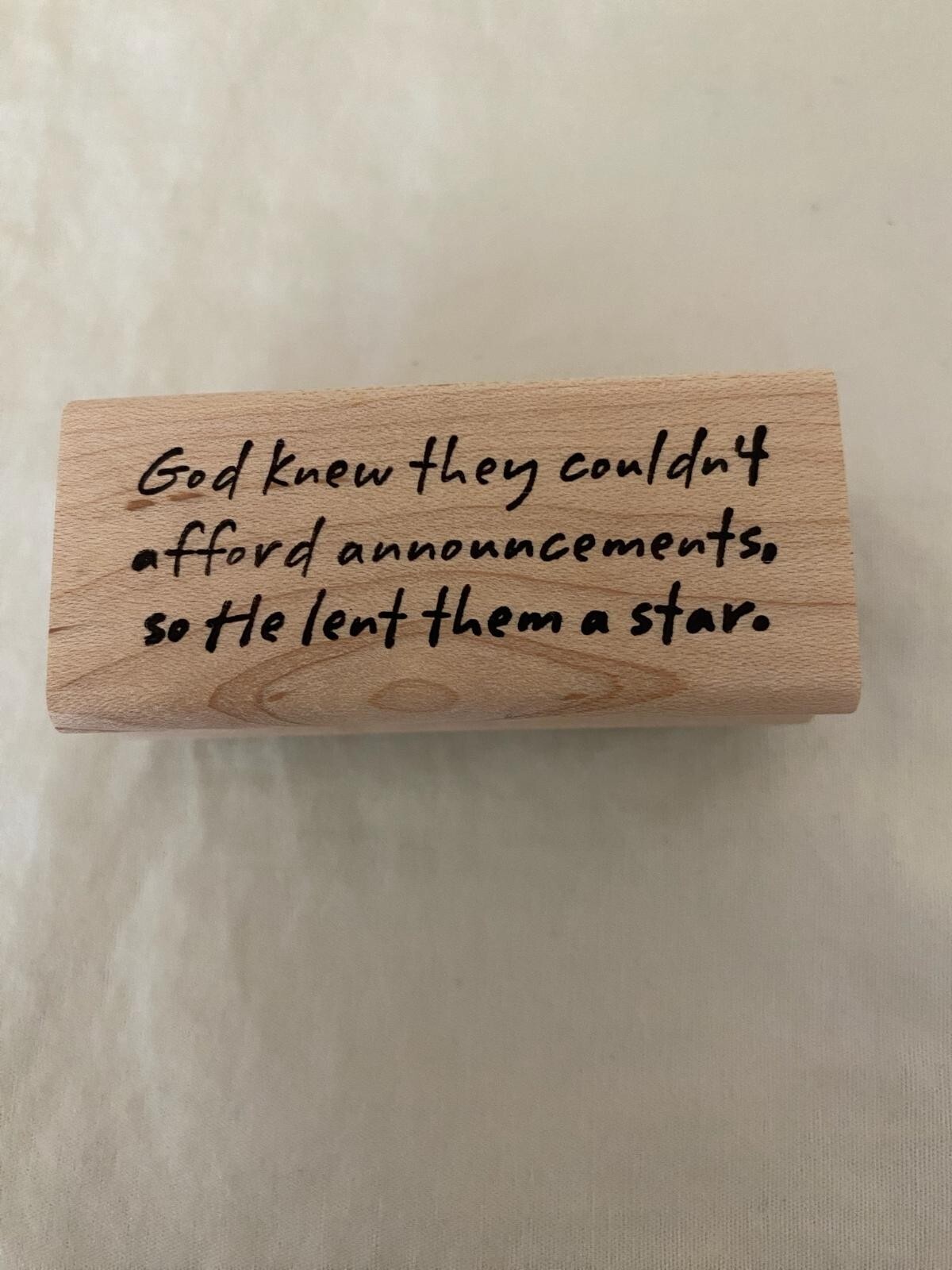 Lot of 5 Religious Christmas Rubber Stamps on Wood & 1 Cling Rubber