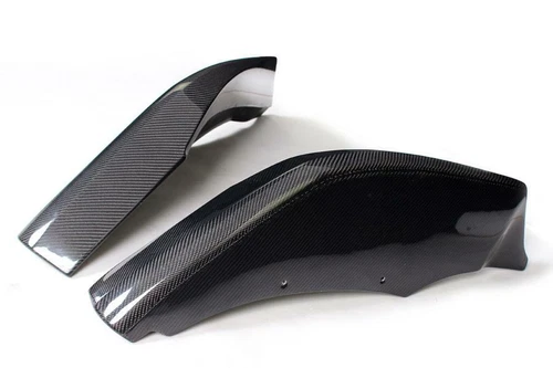 For BMW F06 F12 F13 650i M Sport 12-18 Carbon Fiber Front Bumper Splitter Fins - Picture 10 of 11