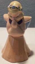 Vintage Kay Finch Pottery Praying Angel Figure Figurine Easter Gift