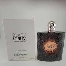Yves Saint Laurent BLACK OPIUM NUIT BLANCHE Eau De Parfum 3oz/90ml white BOX