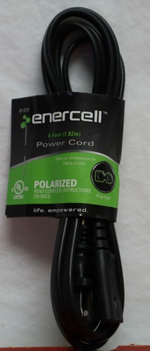 Enercell 6 Ft (1.82m) Polarized Power Cord  61-212. TAG NO. G274. - Bild 1 von 10
