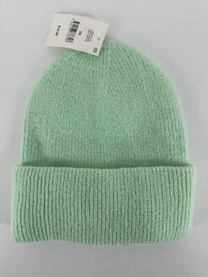 Cotton:On Women's Suzie Beanie Hat Cozy Winter Holiday Gift Matcha Green OS NEW