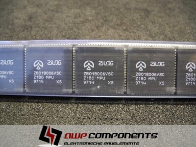 Z8018006VSC - Mikroprozessor 6MHz  PLCC-68, Zilog   200 Stück vorrätig!