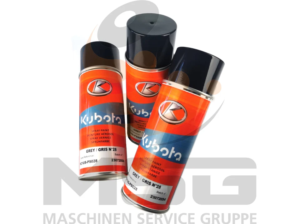 W21USPS028 Kubota Farbe Grau N°28, 400ml Spray