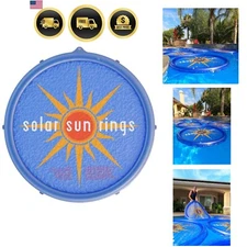 Solar Pool Heater Sun Ring 21K BTU Pool Cover for Heating and Retaining Water