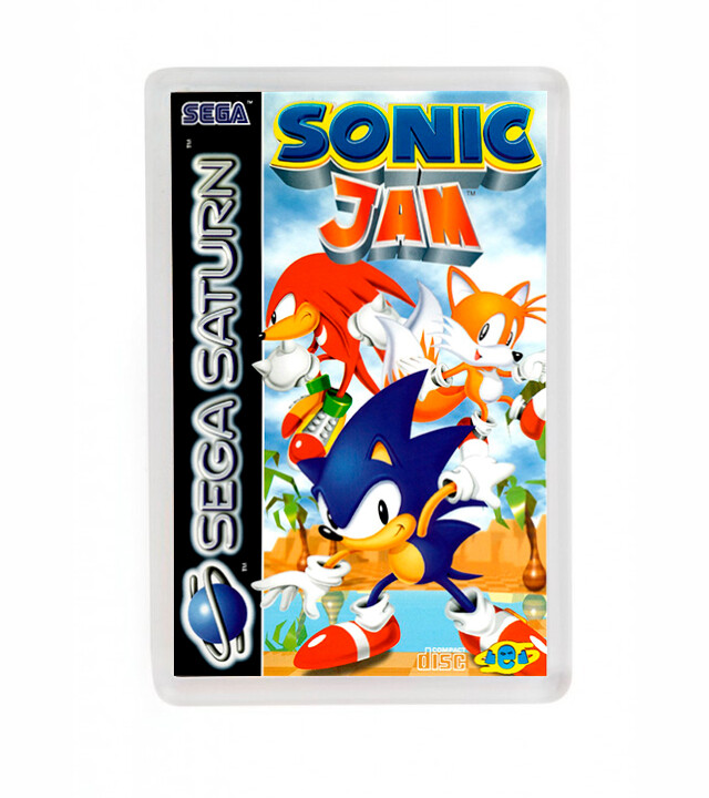 Sonic Jam Sega Saturn Fridge Magnet Aimant Frigo