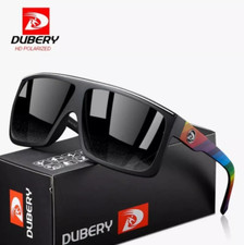 DUBERY Sport Polarized Large Frame Sunglasses Men Oversize Driving Glasses New