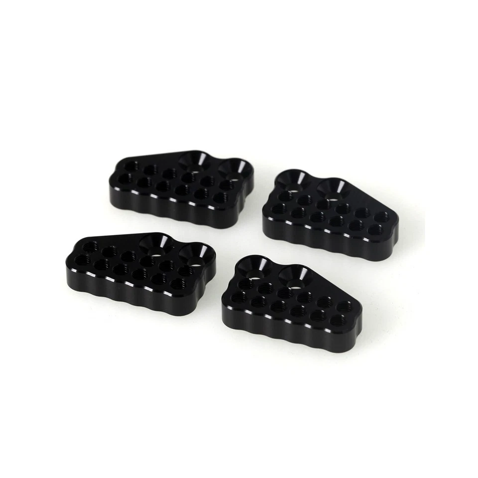 Soporte de torre de choque ajustable de aluminio sobre orugas LCX 1/10 RC para UTB10 Capra Foto 4 de 4