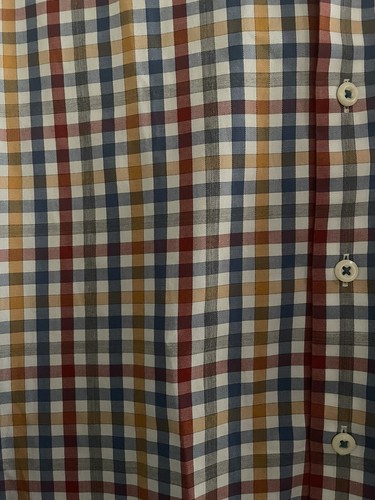 Peter Millar Shirt Men's Large Plaid Collared Button Down Long Sleeve Cotton - Picture 6 of 6