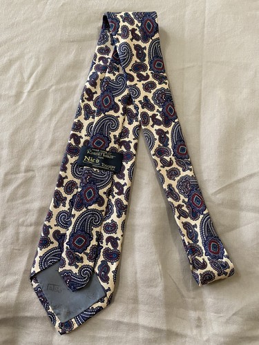 ROBERT TALBOTT Paisley For Nic’s Toggery Hand Printed In Italy Hand Sewn In USA - Picture 3 of 6