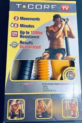 T-Core TR1000RT Abs Abdominal Workout Exerciser AS SEEN ON TV Abs Core with DVD