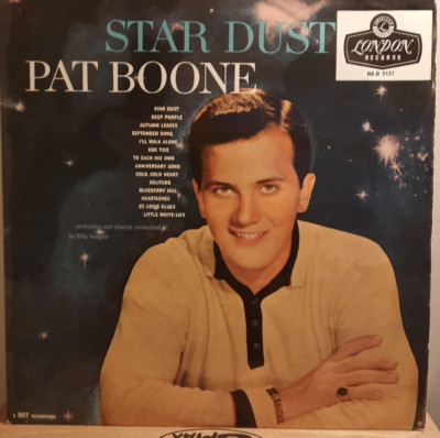 PAT BOONE-STAR DUST (VINYL LP) 1958 LONDON RECS. HA-D2127 VG+/VG+SONIC CLEANED
