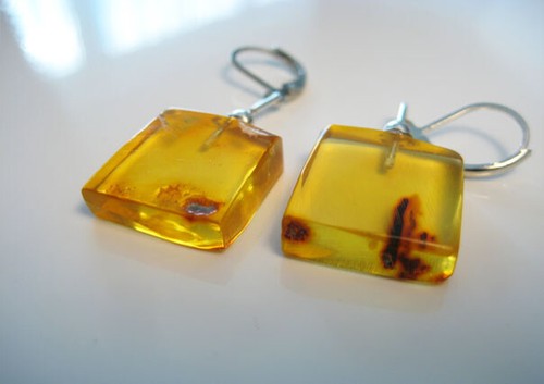 ¡Pendiente natural ámbar báltico ámbar miel ámbar!¡! - Imagen 2 de 3