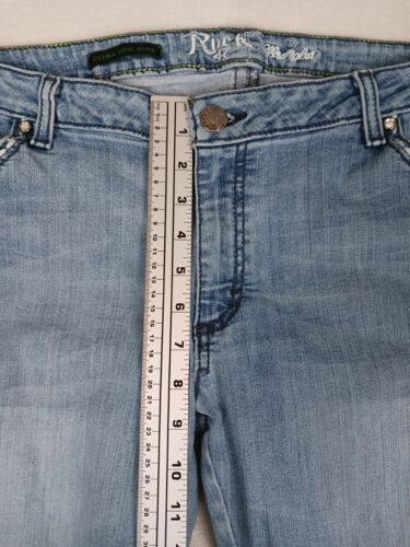 Jeans donna Wrangler Rock 47 34x34 (37x33) ricamo vita ultra bassa bootcut - Foto 3 di 10